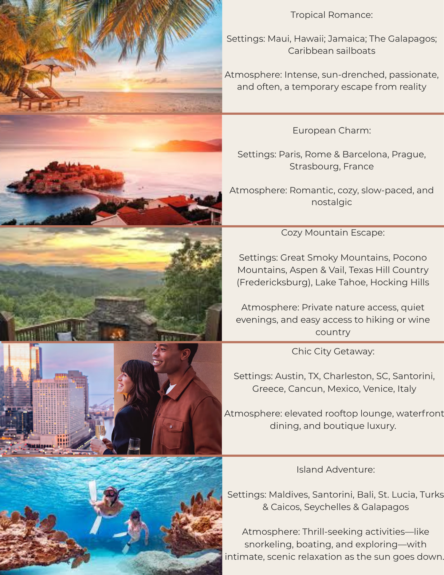 Sunset Escape Blueprint™ | Luxury Romantic Travel Planner & Workbook